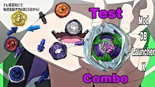 Samurai Saber Combo Test | Hướng dẫn mod DB Launcher d&ugrave;ng cho BeyX | Ho&agrave;ngVanh Beyblade