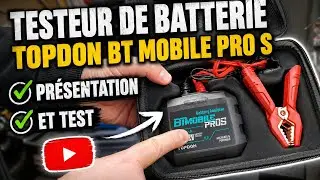 Testeur de batterie Topdon BT Mobile Pro S 👍( Pr&eacute;sentation et test )