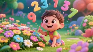 🌸 Seven Little Flowers Blooming Bright 🌼🎶 | Cheerful Song for Kids