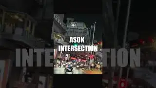ASOK INTESECTION  #thailand #travel #pattaya #streetfood #shorts