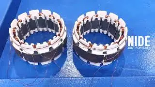 Needle winding technology-2 station BLDC motor coil winder