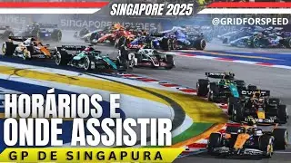Hor&aacute;rios F1 Singapura 2025 ⏰ Onde Assistir na Band AO VIVO