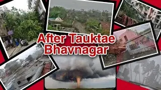 tauktea Cyclone(2021) in BHAVNAGAR  its horrible to see #bhavnagar #Gujarat