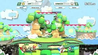 Localhost Smash Monthly #3 - Winners Semis - ARF | Smirk (Ken) vs Armada | Shoe (Mario/ZSS)