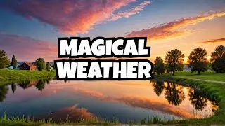 Epic Weather Phenomena: Sunset, Lightning, and Mystical Morning at the Lake Farm
