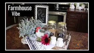 Summer Kitchen Vignette 2019 | Decorate with Me Farmhouse Kitchen Decor