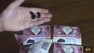 WOW! Sunny Fruit Soft Organic Dried Tart Cherries - 5 (.7oz) Individual Portion Packs - Delicious!