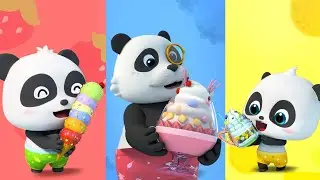 Rainbow Ice Cream Song | Colors Song | Kids Songs | Nursery Rhymes | BabyBus