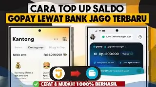 Cara Top up Saldo GOPAY Lewat Bank Jago | Transfer Bank Jago ke GOPAY