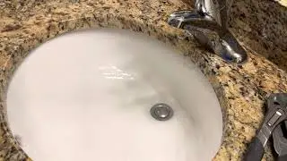 Low water pressure sink faucet - quick fix