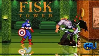 Captain America & She-Hulk – Marvel Infinite War OpenBOR Co-Op 2025 Gameplay (Fisk Tower Stage)