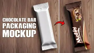 How to Design a Realistic Chocolate Bar Wrapper in Photoshop | Product Packaging Tutorial
