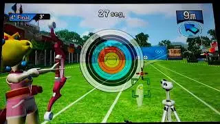 Mario & Sonic at the Olympic Games Archery #7 (Mario Vs Luigi Vs Peach) + Bowser Fails