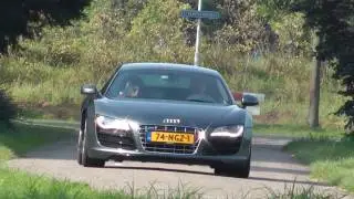 Audi R8 V10 - Loud downshift & acceleration - Tour of Taste 2011 - 1080p Hd