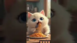 cute cat eating #cat #pets #petlover #shorts #catmeow #cowvideo #cateat