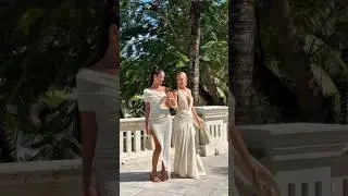 Meet🥀 The MIVERA maxi and LAVERNA midi dresses in Off-White🤍 #fashion #model #style #outfit #shorts