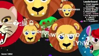 Agar.io 1v1 and 29k team gameplay