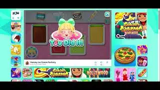 Playing Yummy ice-cream factory for the first time {part1}