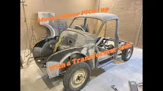 MJK Blasting a Morris Minor Pick up with a secret side . Transformed ASMR