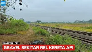 Gravel Sekitar Rel Kereta API tembusan Jl. Godean ke Jl Wates dengan Twitter Gravel | Cycling POV