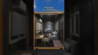 Bangun tiny house/glamping dari container hanya modal Rp 30 Juta'an!