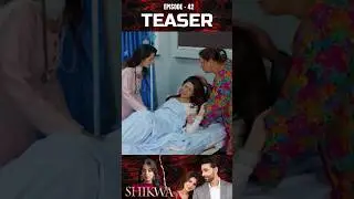Shikwa Episode 42 | Teaser | #samikhan | #mariamalik | #yashmagill  | ARY Digital | #shorts