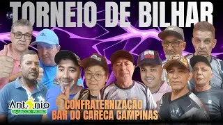 TORNEIO DE BILHAR - BAR DO CARECA - SINUCA AO VIVO - 20/11/2025 - #sinucaaovivo
