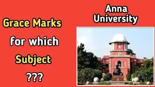 Grace Marks to which Subject ??? (Anna University)