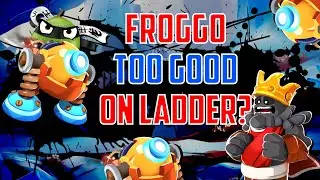 FROGGO ON LADDER | badland brawl ladder climb #2