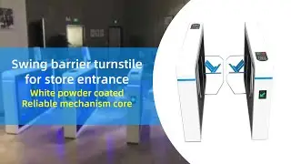 STXtek Store Swing Barrier Turnstile, Store Automatic Gate, Automatic Supermarket Entry Gate