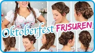 Einfache OKTOBERFEST FRISUREN zum Dirndl II Sissi