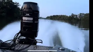1987 Mercury 115 going 50 mph on a 17 foot Glasstream