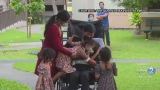 Honolulu police officer in recovery after spending months battling COVID-19 in hospital