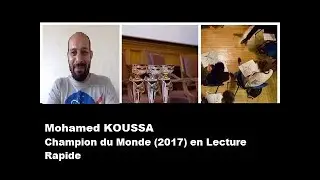 Interview Mohamed KOUSSA - pr&eacute;paration aux championnats de lecture rapide