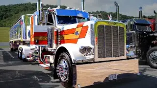 'Touch of Class': Peterbilt 389 with old-school stripes and Rockwood interior