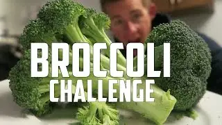100% RAW BROCCOLI CHALLENGE | Brian Turner Challenge