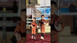 #CulturalPrograms by students during #JomolhariMountainFestival2025. #SnowLeopardFestival #bhutan