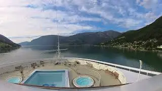 Emerald Princess sail true the breathtaking Views of Olden | Norway Fjords Travel