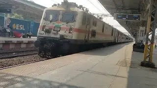 🔥🔥🔥 WAP 7 Locomotive Super Speed Cross Movement 