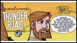 Anakin & Obi-Wan Escape Bounty Hunters! | COMIC DUB (Star Wars: Clone Wars Adventures)