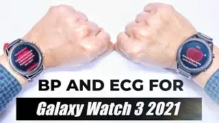 How To Get Blood Pressure And ECG On Samsung Galaxy Watch 3 Latest 2021 Method !!