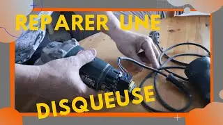 comment réparer une meuleuse d'angle ( câble d'alimentation )