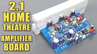 2.1 Home Theatre Audio Amplifier Board with TDA2030 IC DIY | ELECTRO INDIA
