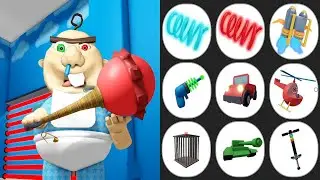 All Items Unlocked Escape Baby Bobby Daycare HARD MODE - Roblox New Update All Morphs Full Gameplay