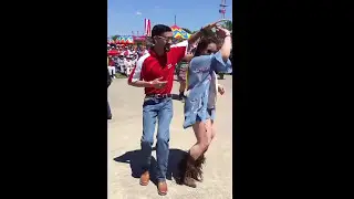 Zydeco Dancing at Breaux Bridge Crawfish Festival (2017)