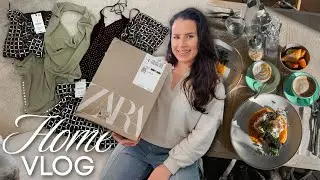 What I eat in a day, Zara SALE haul, PR unboxings & a big change! | HOME VLOG