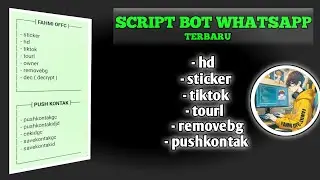 SCRIPT PUSH KONTAK ANTI OVER LIMIT | COCOK UNTUK ANAK JB #scriptbotwhatsapp #scriptbotwa
