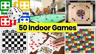 50 Indoor Game Name | Game Name In English | khelon ke naam | Indoor Game Name With Pictures