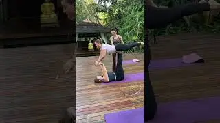 Acro Yoga Workshop - 200 hour YTT with Bali YTTC #Acro #Yoga #bali