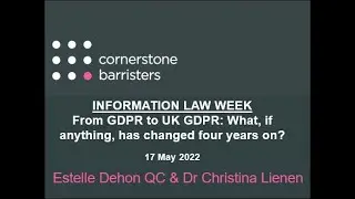From GDPR to UK GDPR: What, if anything, has changed four years on?